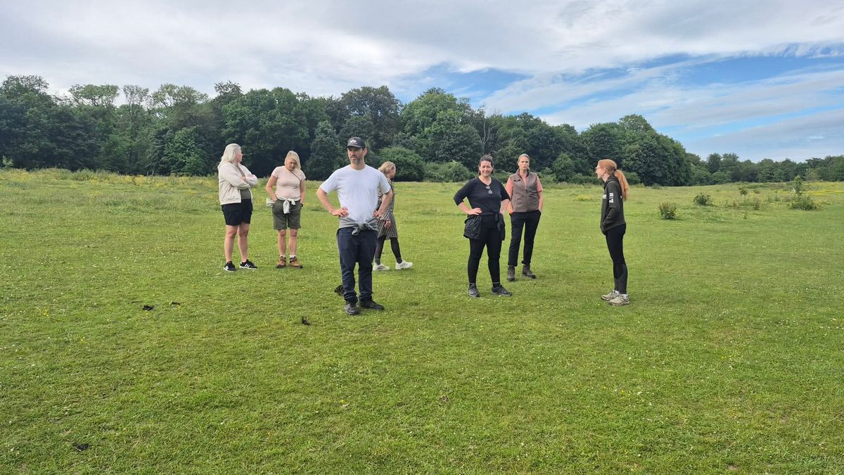 Team på workshop i naturen med Redtop